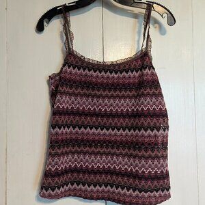 Studio Y (Maurices) Lace Burgundy / Brown Camisole